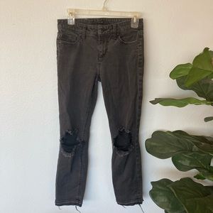 Washed Black Joe’s Ankle Jeans